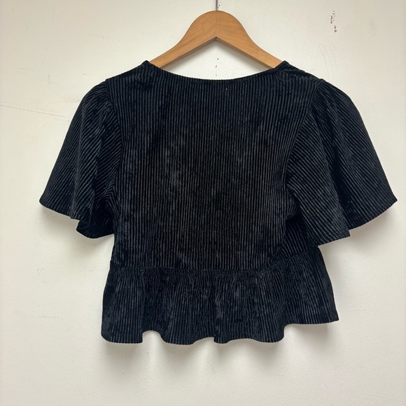 Urban Outfitters Smitten Ribbed Peplum Top - Picture 11 of 11